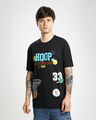 Playera Blanca Estampada,NEGRO P1